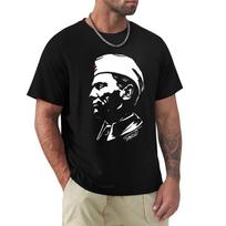 JOSIP BROZ TITO   TShirt Summer Print Short Sleeve Tee L black