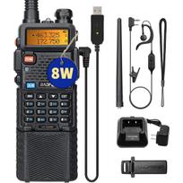 BAOFENG UV-5R 8W/5W 3800mAh Didelės galios mėgėjų radijas VHF ir UHF Nešiojamas dvipusis radijas Ilgo nuotolio įkraunamas rankinis radijas CB radijas US