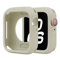 Soft Silicone Case For Apple Watch 46mm 44mm 45mm 40mm 41 49mm 38 42 mm Protector Shell Cover iWatch Series Ultra 10 9 8 7 SE 6 Ultra1 2 3 49MM antikinės baltos spalvos