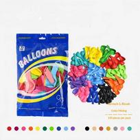 100 Pcs Matte Latex Candy Color Balloon For Christmas Halloween Wedding Birthday Decor