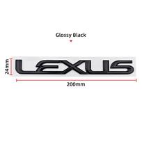 Skirta Lexus ES200 ES260 IS250 GS300 GX400 NX300 RX350 RX450h LX570 LM350 LS600h 3D automobilio galinės bagažinės lipdukas logotipas ABS raidės ženklelis white