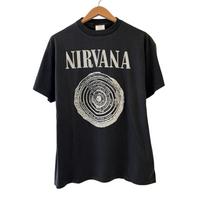 Nirvana Vestibule Vintage Spiral Sub Pop REPRINT tee Shirt Faded Black XL Unisex T-Shirt XL black