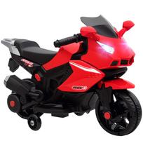 Electric Motorcycle for Kids, Horn, Headlight, Music Function, 2.5 km/h, Red 75 x 36 x 49 cm raudona