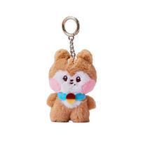 Animacinis pliušinis žaisliukas raktų pakabukas Yujin Gaeul Wonyoung LIZ Rei Leeseo Minive kimštas lėliukės raktų pakabukas white