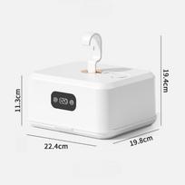 600W Household Small Fast Heating Clothes Dryer Foldable Dormitory Clothes Drying Equipment Portable Electric Dryer white