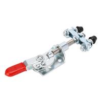 Left Right Push Pull Toggle Clamp Iron Dual Head Quick Release Push Pull Clamp for Machine Operating white