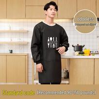 Men's Long-Sleeved Kitchen Apron 2025: Special Catering Coverall white