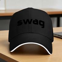 #Swag Casual Baseball Cap  Tennis Skate Trucker Hat Summer High Quality Men Women Diy Print Baseball Caps One Size black