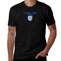 Senas mėlynas erelis Lazio marškinėliai Kasdieniam dėvėjimui Spausdinti marškinėliai 3XL black