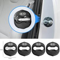 Automobilio durų sagties apsauginis dangtelis Titano lydinio apsauginis dangtelis KIA K5 K9 Sorento Ceed Sportage Carnival Stinger Forte Niro black