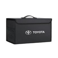 Automobilio bagažinės laikymo dėžutė Odinis smulkmenų organizatorius Raktų pakabukas Toyota 86 Camry RAV4 CHR Prado Corolla Mirai Aygo Yaris Prius Hilux black