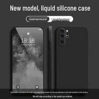Huawei P30 Pro Solid Color Liquid Silicone Case - Full Coverage Drop Protection Huawei P30 Pro [1 Case] gray