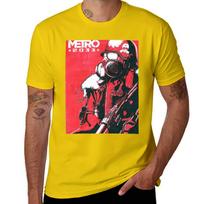 Metro 2033 Tshirt New Edition Aesthetic Clothes Blanks Plain Oversized T Shirts For Unisex L black
