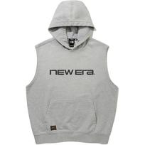 New Era Originators Washing Hooded Sleeveless Vest Unisex tops 14954639 L gray