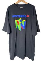 VNTG Y2k retro Nintendo 64 marškinėliai Juodi 3XL Unisex marškinėliai XXXL black