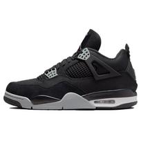 Air Jordan 4 Retro SE 'Black Canvas' (Unisex) Black / White / Fire Red / Light Steel Grey Vintage Basketball Shoes DH7138 006 42.5 black
