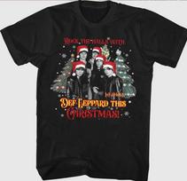 Vintage Def Leppard Christmas gift Cotton Unisex All Size T-Shirt XXXL gray
