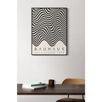 1 pc Colourful Minimalist Geometric Bauhaus Poster, Mid-Century Modern Print Vintage Bauhaus Wall Art For Bedroom, Living Room 21cm×30cm NoFrame white