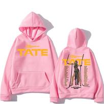 Tate McRae Miss Possessive Tour Hoodies Men Women Fashion Oversized Sweatshirts Autumn Winter Trendy Pullovers Y2K Two Sides Casual Hoody M žalia