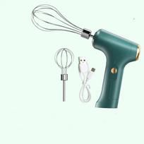 Cordless Electric Hand Mixer 3 Speeds Low Noise Long Battery For Home Baking Cream Whipping balta
