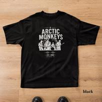 Arctic Monkeys T Shirt Rock Band Merch Vintage Vintage Comfortable Slightly Streetwear Top For Everyday Wear Stretched M beige
