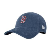 New Era New York MLB corduroy curved brim NY retro hard top NE940 cotton baseball cap men and women same style couple model navy blue 14726378 tamsiai mėlyna