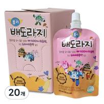 Robocar Poli Pear and Balloon Flower Root Juice 80ml 20 pcs white