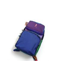 Alpakos spalvos blokuotas kuprinė, lengvas kelioninis nešiojamojo kompiuterio krepšys, unisex, kvėpuojantis žygio kuprinė Purple and navy blue