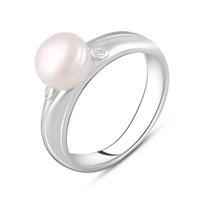 Sidabrinis žiedas su natūraliu perlu 1.85ct (2122289) 3,01 g. 925 pavyzdžiai 18 balta