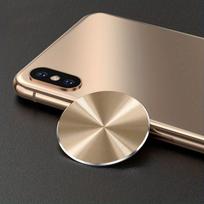 1 pakuotės itin plonos geležinės metalinės plokštės, skirtos magnetiniam telefono laikikliui automobilyje, universalūs keičiami lipdukai išmaniesiems telefonams ir telefono įkrovimo laikikliams gray