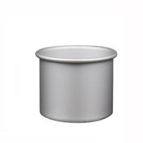 Kepkite ir patiekite aliuminio apvalų tuščiavidurį šifono pyrago formų rinkinį iš 3 dydžių 4inch gray