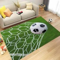 Kamuolio sporto tematikos kilimas Animacinis futbolo grindų kilimėlis vaikų miegamojo dekoravimui Futbolo didelio ploto kilimai Namų svetainės koridoriaus kilimas 40x60cm (16x24in) gray
