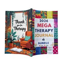 Therapeutic Activity Writing Journal Monthly Planner Mental Health Guided Notebook Mental Wellness Workbook 140x210mm 1 blue