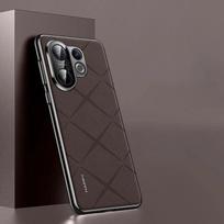 For VIVO X200 FE  Leather Plating Frame Case for VIVO S30 Pro Mini S 30 5G X200FE Camera Lens Protect Shockproof Bumper vivo X200 FE gray
