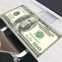 Gaming Laptop Dollar Printing Desk Mat Wrist Pad Mouse Pc Accessories Table Pads Deskmat Gamer Cabinet Keyboard Keycaps Mausepad 30cmx60cm(11.8x23.6inch) gray