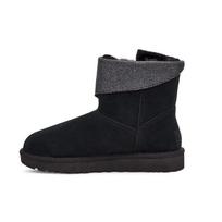 UGG Classic Caviar Mini Fleece Lined Black Women's 1112498-BLK 38 black