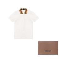 Burberry SS23 Polo marškinėliai vyriški Balti 80716211 XXL-Original Gift Box balta