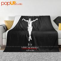 Buck Tick Die Softstyle Visual Kei Ultra-Soft Blanket Quilt Winter Sofa Cover Bed Covers Size: 75*100cm, Weight: 280 GSM black