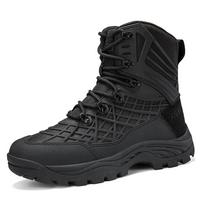 Vyriški taktiniai batai su raišteliais Kariniai armijos batai Unisex Darbiniai žygio batai Dykumos Vandeniui atsparūs Prekinio ženklo Laipiojimo batai Vyriški Kulkšnies Dydis Didelis 43 juoda