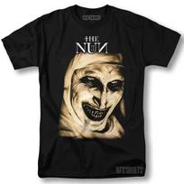 Th Nun Shirt Halloween Horror Movie Vintage Graphic Design TShirt M beige