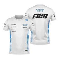 Boy 3D T-shirt 2025 F1 Williams Team T-shirt Carlos Sainz Formula One Alex Alben 2025 T-shirt  Boy Wo Boy Kids Fans Shirt 3d Printed T-shirt 120 white