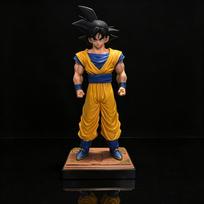 34cm Son Goku Dragon Ball Z Action Figure DBZ SSJ Super Saiyan Goku Figurine Toys Anime Figuras Peripheral Model Ornaments Gift brown