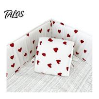Crib Bumper Pads 4Pcs Padding Set Soft Cushion Baby Pad Safe Adjustable Liner Bed Rail Guard Thickened Bedding for Boys Girls Easy Install M gray
