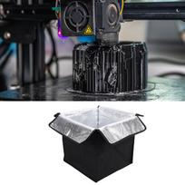 3D Printer Cover Fit for Bambu Lab A1 Mini Water Proof Dusts Guard Prevent Sunlight Dirties Spill Protector Aluminum Foil Cloth Storage Sleeve gray