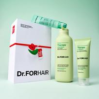 Dr.FORHAIR Phyto Therapy Sensitive Scalp Care 3 Piece Set Shampoo 500ml Treatment 70ml Hydro Scalp Serum 60ml beige