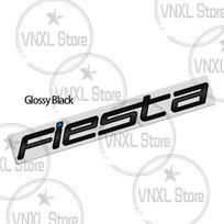 Car-Styling For Ford Fiesta Letter 3D Metal Stickers 3M Adhesive Backing Car W0Trunk Body Emblem Auto Lettering Decals Accessories