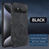 For Sony Xperia 10 VIII VII Case Simple Stylish Magnetic Suction Luxury Leather Skin-friendly Anti-drop Cover For Xperia 10VIII Xperia 10 VIII juoda