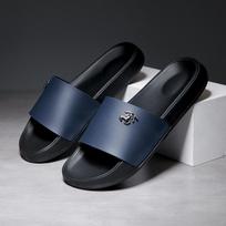 Men's EVA Summer Sandals Lightweight Non-Slip Thong Slides for Indoor/Outdoor Trendy Casual Beach Walking Travel Home Footwear 45 gray