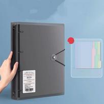 Test Paper Storage Folder Waterproof Office File Binder D-Ring Folder 4-Hole A4 Binder Folder For School Supplies Office Archive juoda