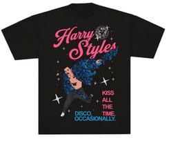 Harry Styles Together, Together Tour 2026 Kiss Disco New T shirt 100%Cotton Unisex Men‘s Women's T-Shirt Y2k Fans Exclusive Tops M pink